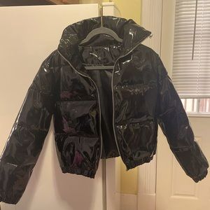 Pretty Little things- Black bubble jacket